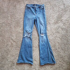 Hollister Light Wash High Rise Vintage Flare Jeans